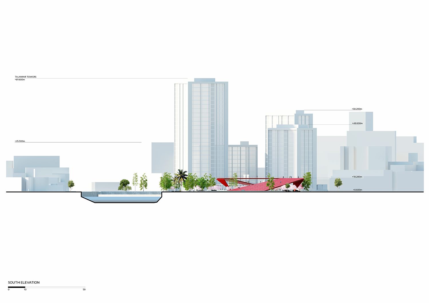 Contest For Architecture Concept Design Of A Public Plaza Of Tajamar Towers As A Tribute To Fernando