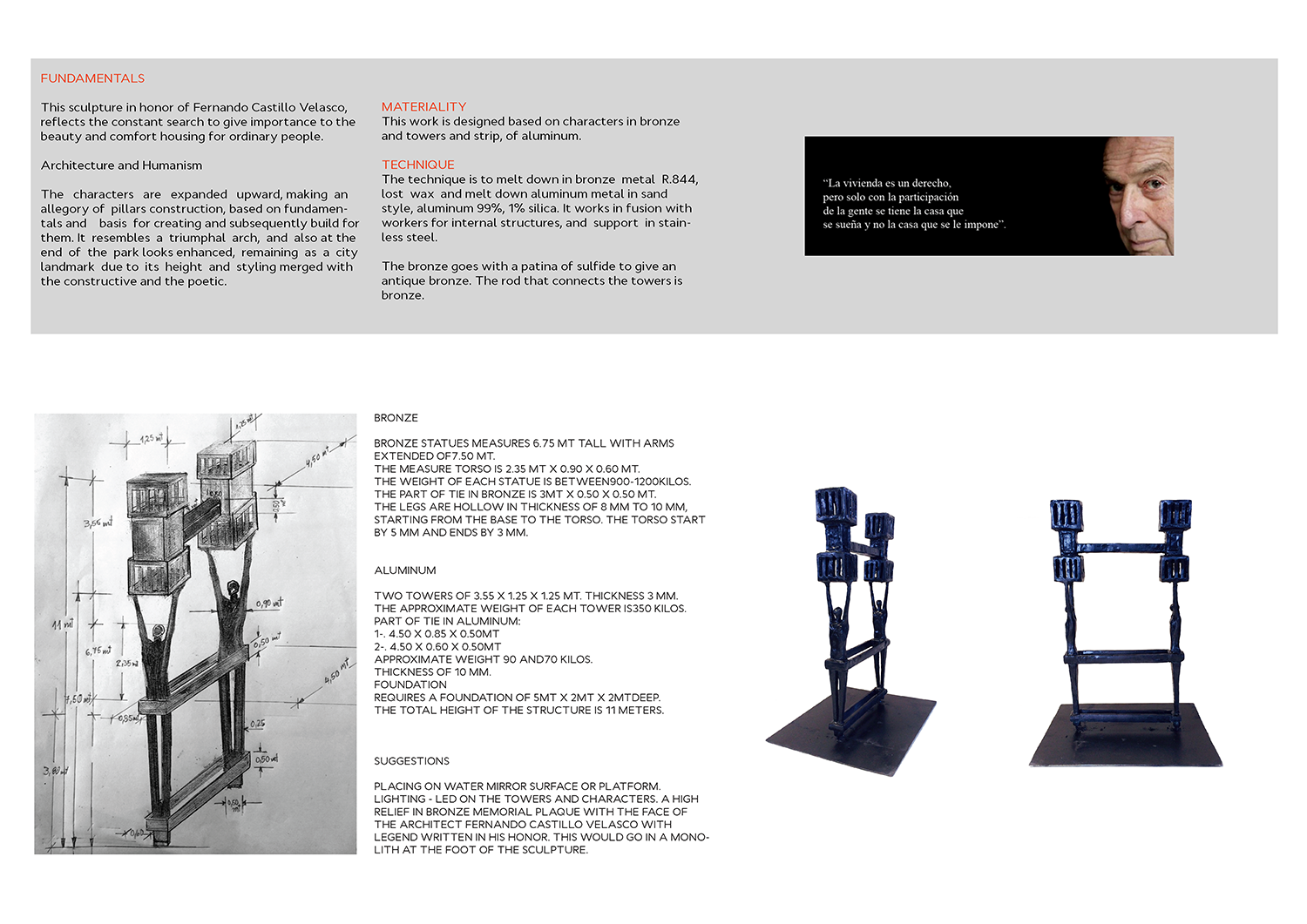Contest For Architecture Concept Design Of A Public Plaza Of Tajamar Towers As A Tribute To Fernando