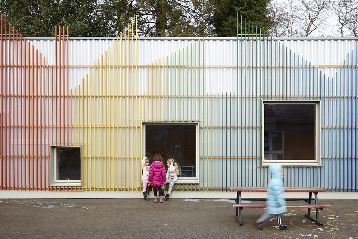 De Rosee Sa completes Roald Dahl inspired dining hall at Prestwood Infant School