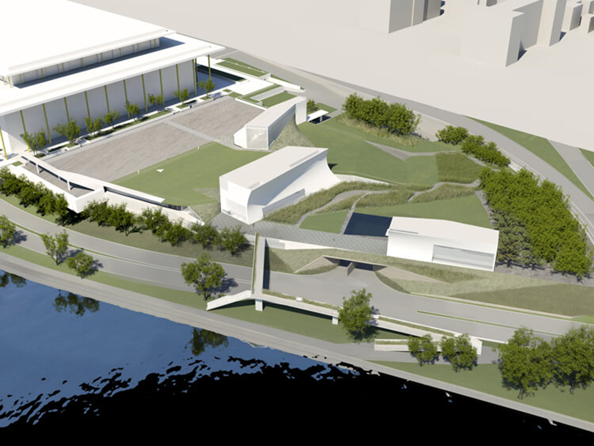 SHA Expansion Of The Kennedy Center For Performing Arts Construction Begins