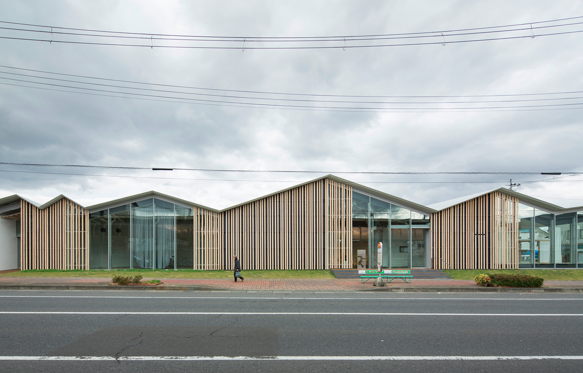 Towada City Plaza revealed by Kengo Kuma