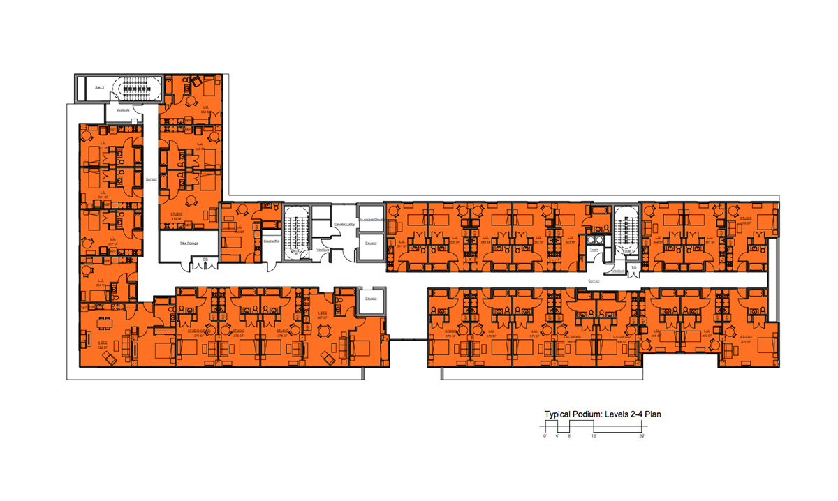 Studio E Architects opens &rsquo;&rsquo;Celadon&rsquo;&rsquo;:An Affordable High-Rise Housing in San Diego