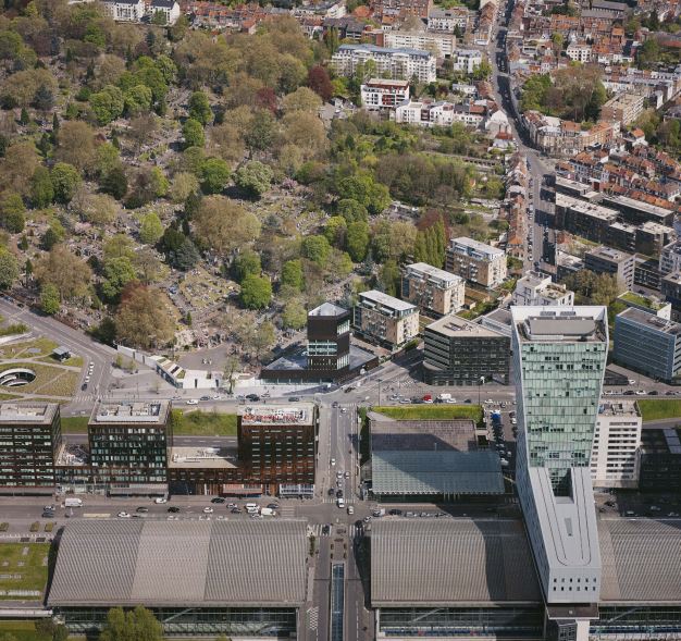 The new Euravenir tower in Lille