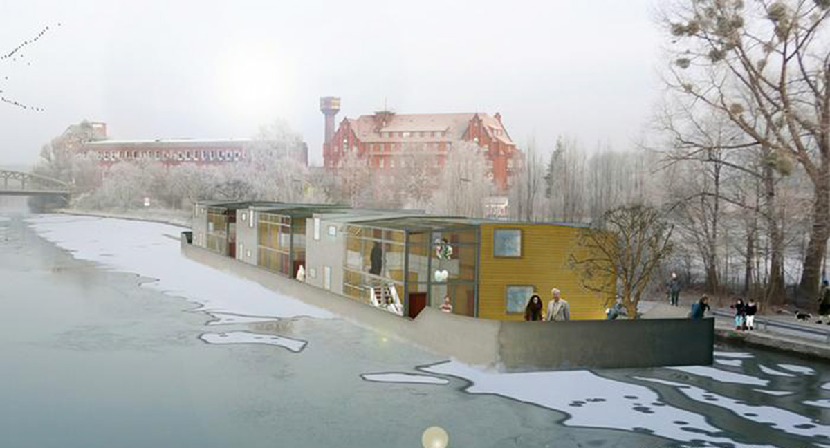 German students designed residences for refugees