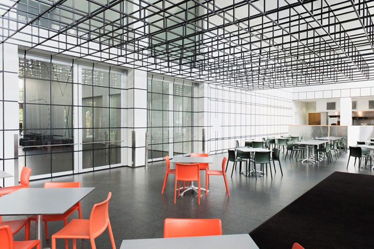 ’’Grid is a Grid is a Grid is Grid is a Grid’’ is an installation for the cafe space designed by JM