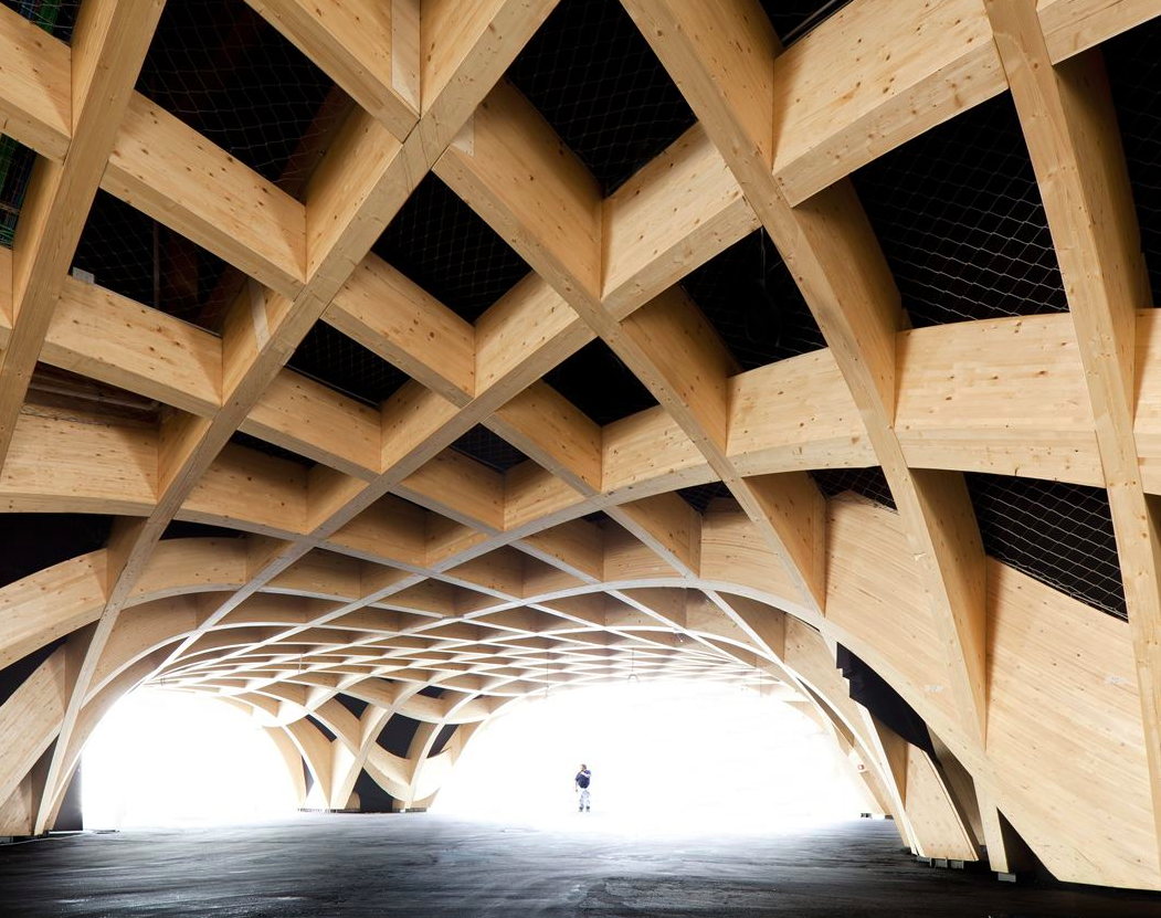 France Pavilion’s ’’giant wooden structure’’ at Expo Milano 2015