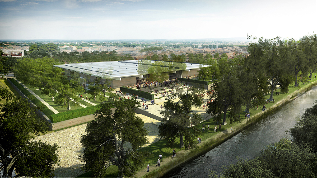 Ground breaking ceremony for MuRéNA, the Musée de la Romanité Narbonne designed by Foster+Partners