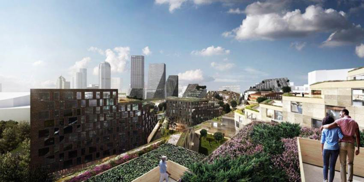 BIG proposes new Master Plan For Lower Hill District of Pittsburgh