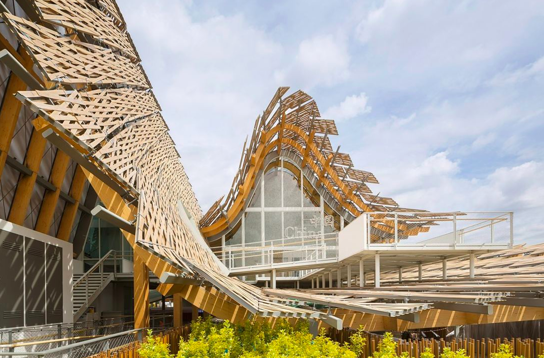 China Pavilion is “The Land of Hope” also turns into a structural show at Expo Milano 2015