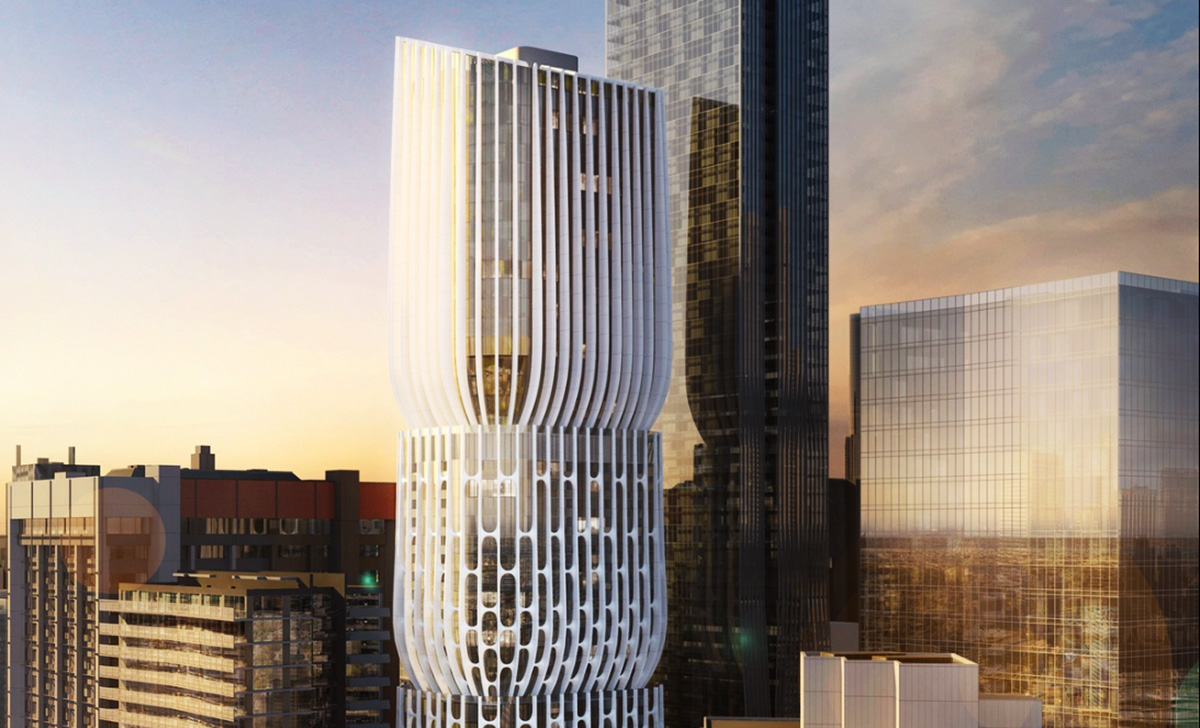 Zaha Hadid’s first mixed-used tower for Melbourne resembles a ’’lacework’
