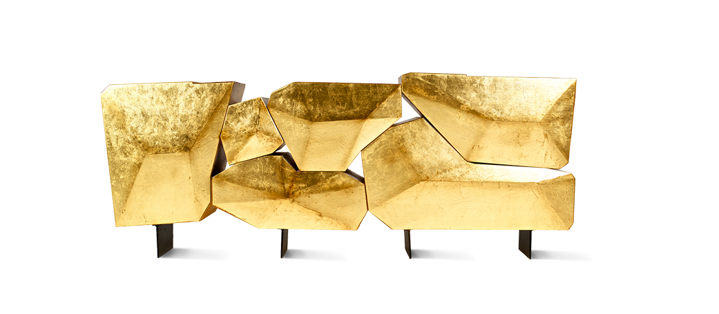 Bateye presents its new Porto creation:stone table and new sideboard