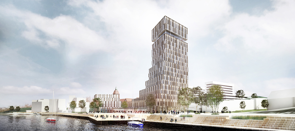 Henning Larsen Architects proposed a new landmark in Sønderborg