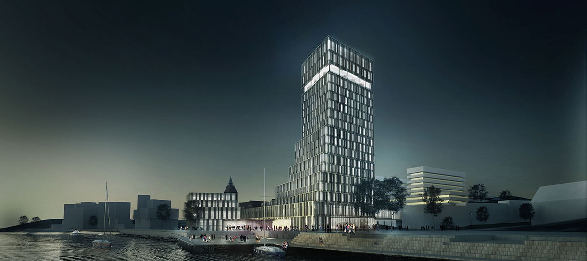 Henning Larsen Architects proposed a new landmark in Sønderborg