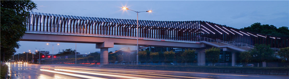 ADARC Associates completed Foshan New City Village Walkway Bridge in China