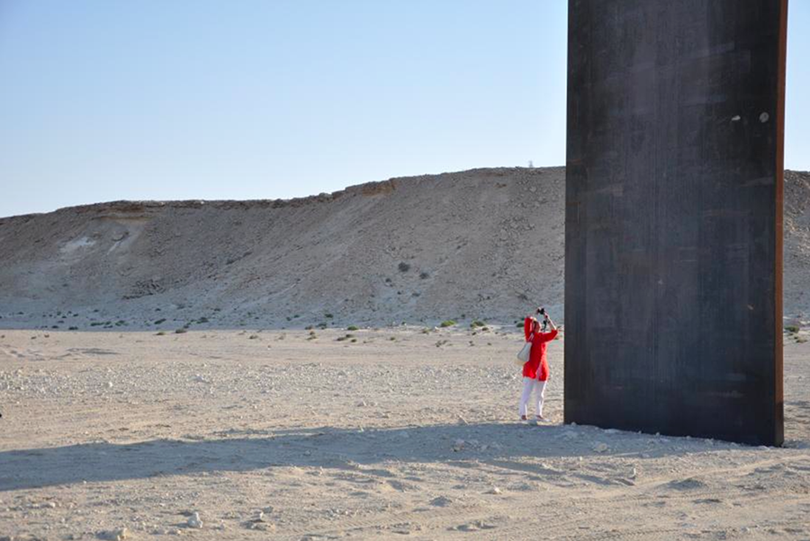 Richard Serra Unveils Sculpture In Qatar Desert“east Westwest East”
