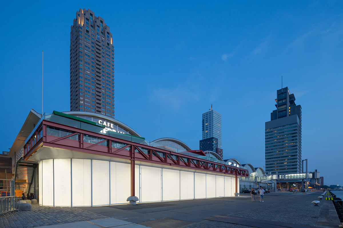 Tom David presents a Pop Up Luggage Space with elevated terrace