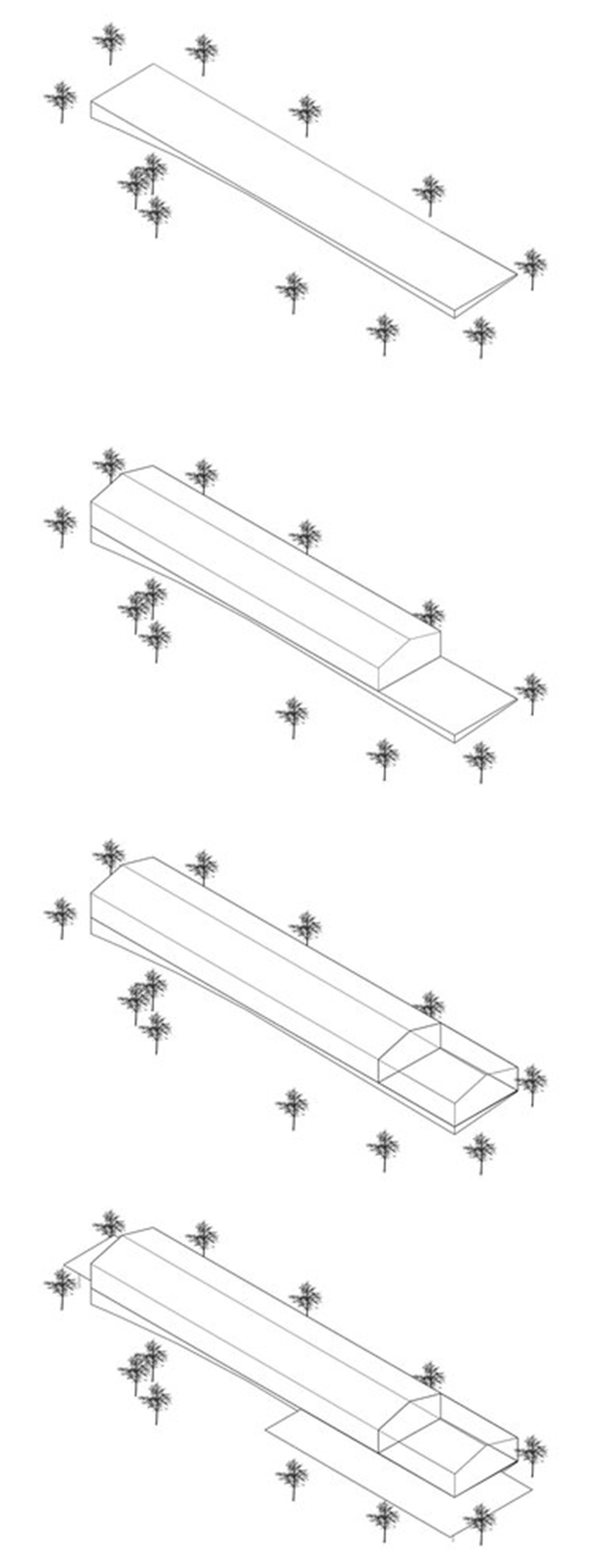 The Mororó House is an opaque and continuous house that integrates climate factors to inside