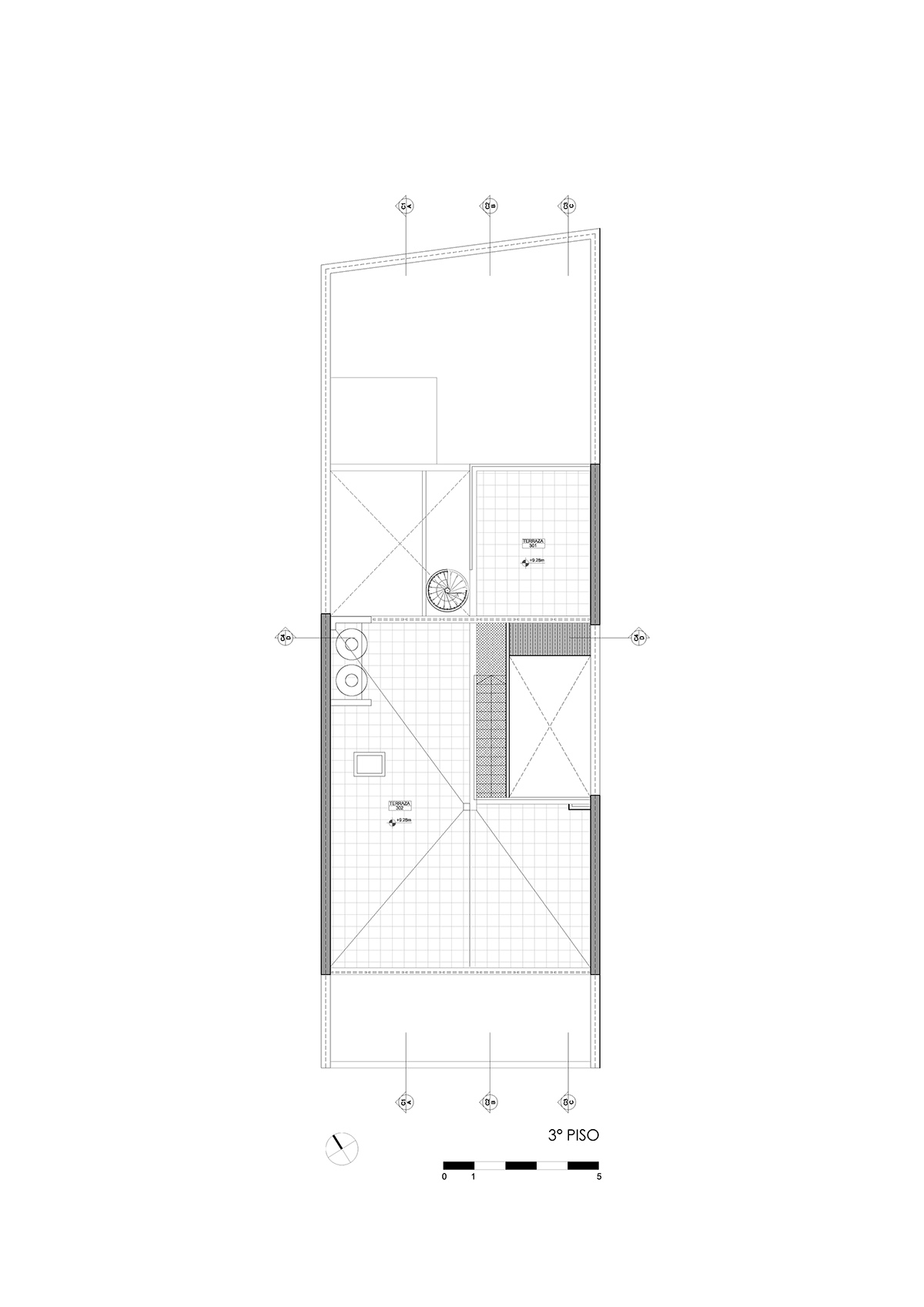 Two Houses Conde represented with various connections in its context designed by HM Architects