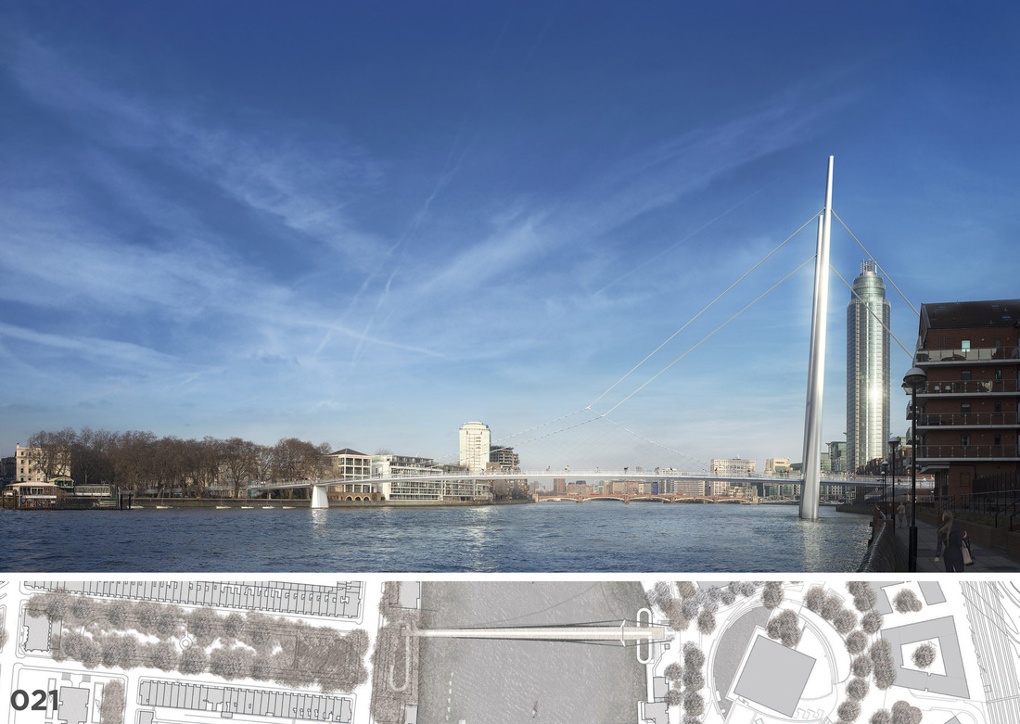 Shortlist unveiled for Nine Elms to Pimlico bridge competition