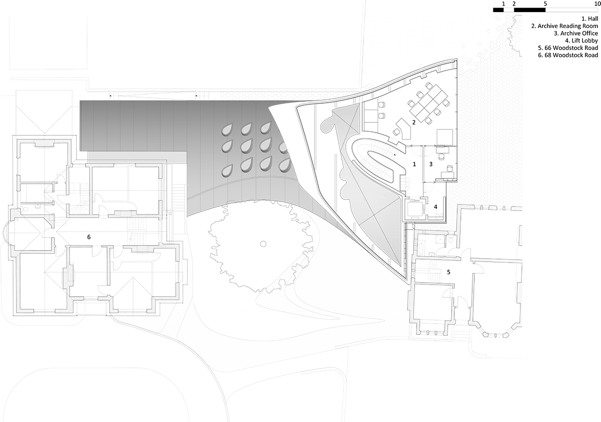 Zaha Hadid completed library and archive building for Oxford University&rsquo;s Middle East Centre