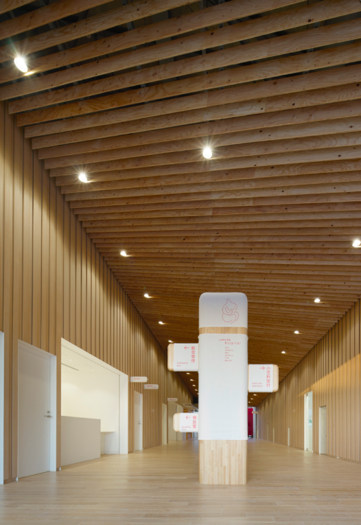 Kengo Kuma revealed Japan&rsquo;s Umeda Hospital