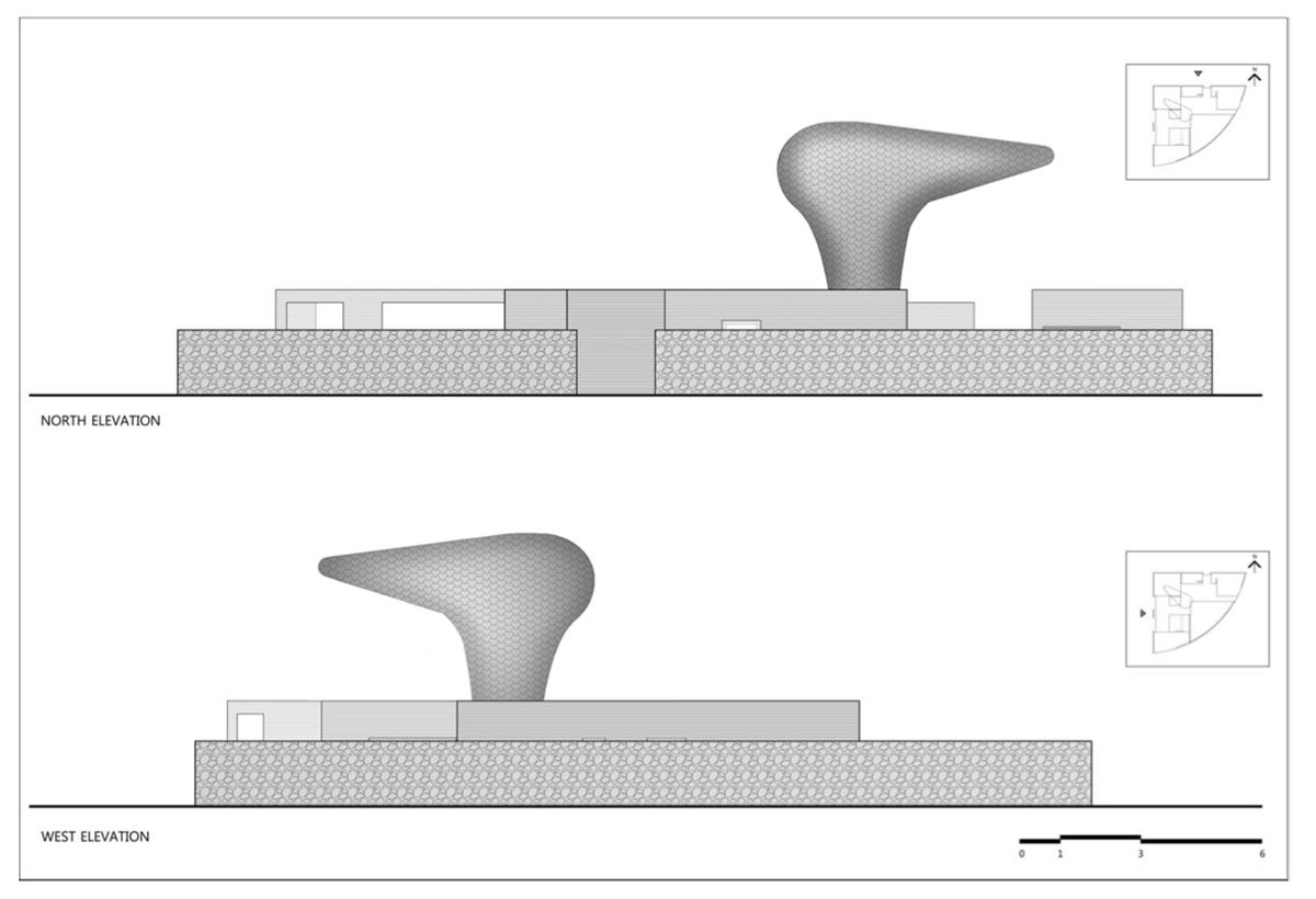 Moon Hoon puts a weird ’’avant-garde’’ piece on wind houses hovering on Jeju Island