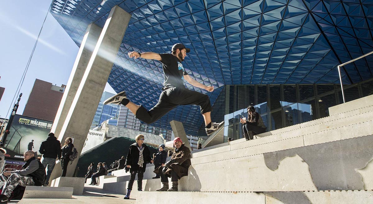 Sn&oslash;hetta&rsquo;s crystallized-sculptural building is a new gathering space for students in Toronto