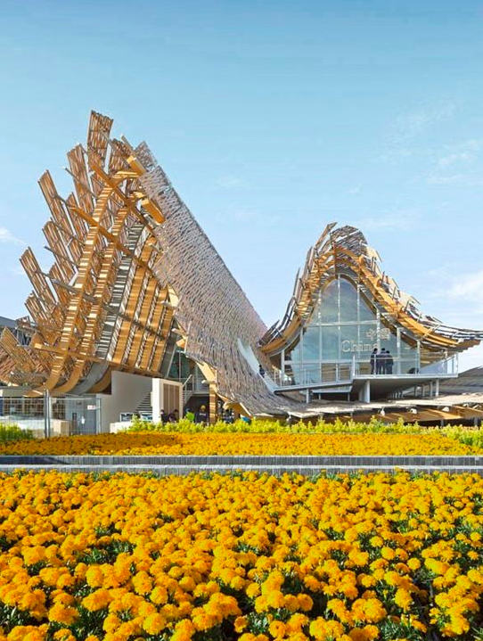 China Pavilion is “The Land of Hope” also turns into a structural show at Expo Milano 2015