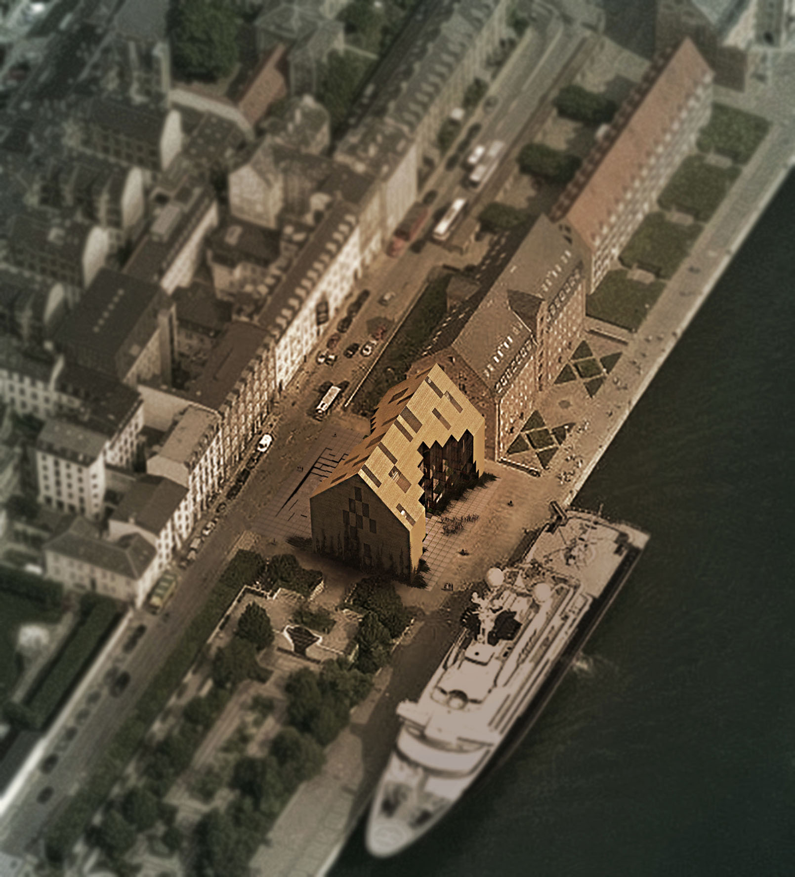 Copenhagen Book House will change the city silhouette in the coastline