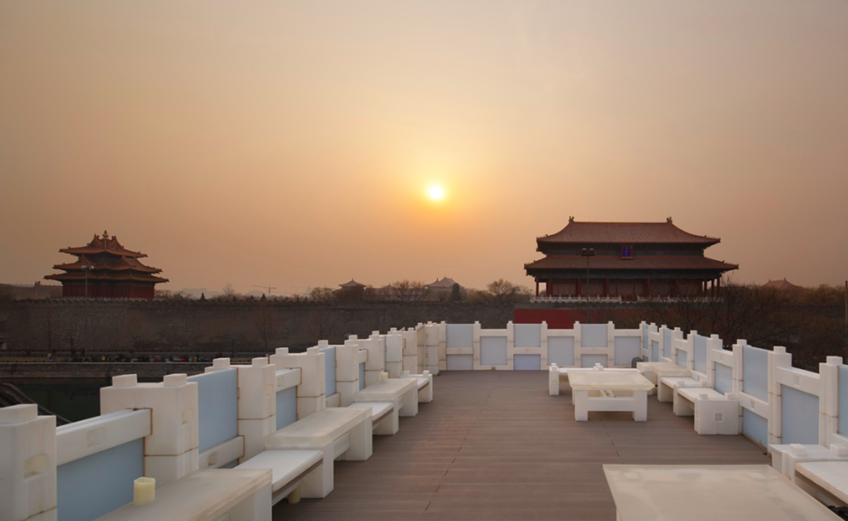 Kengo Kuma&rsquo;s Beijing Tea House looks like an &rsquo;&rsquo;ice-sculptured frame&rsquo;&rsquo; in traditional context