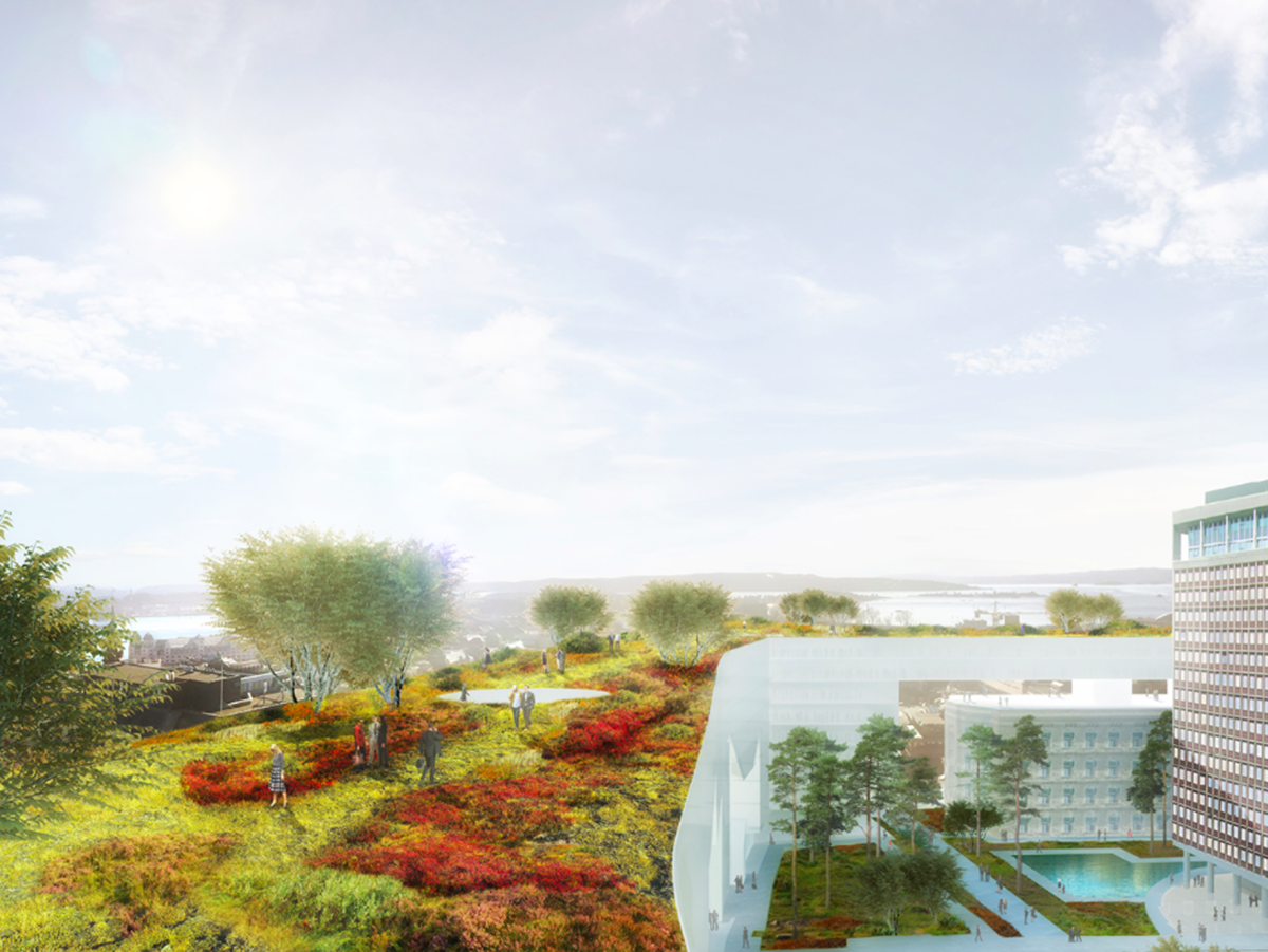MVRDV reveals highly praised vision for transformation of Oslo’s government quarter
