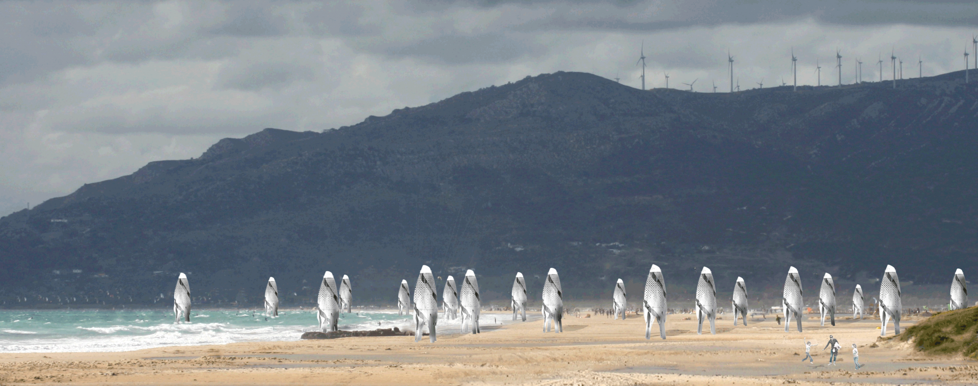 Eduardo Camarena&María Urigoitia designed ’’Surftopia’’:A temporary colonization units