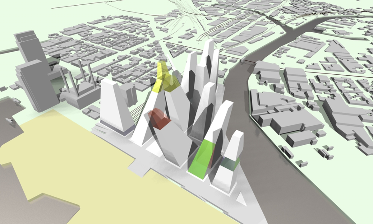 Queens Towers shows a different settling for New York City designed by Leeser Architects