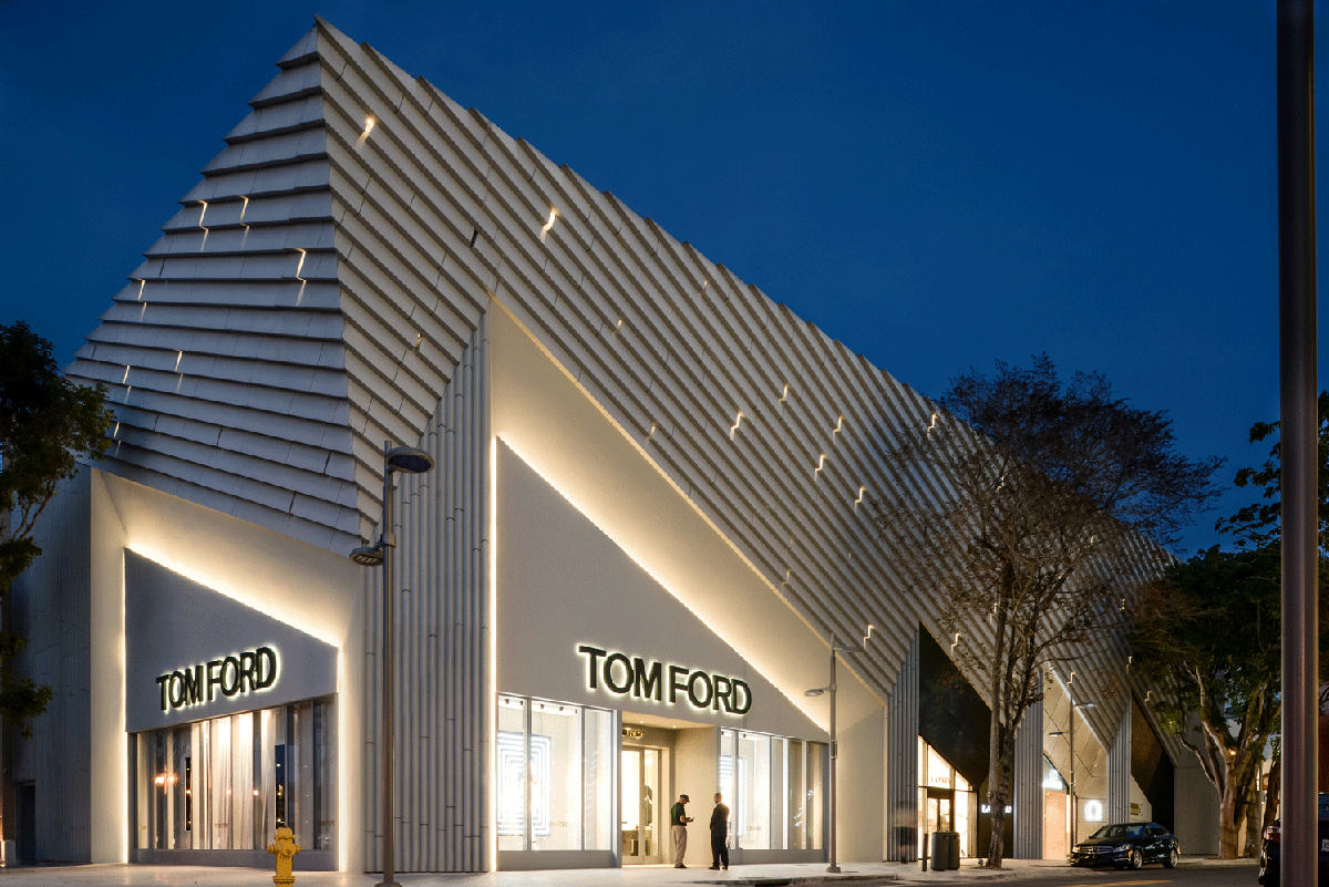 Aranda/Lasch completes its art deco project Tom Ford Flagship Store in  Miami Design District