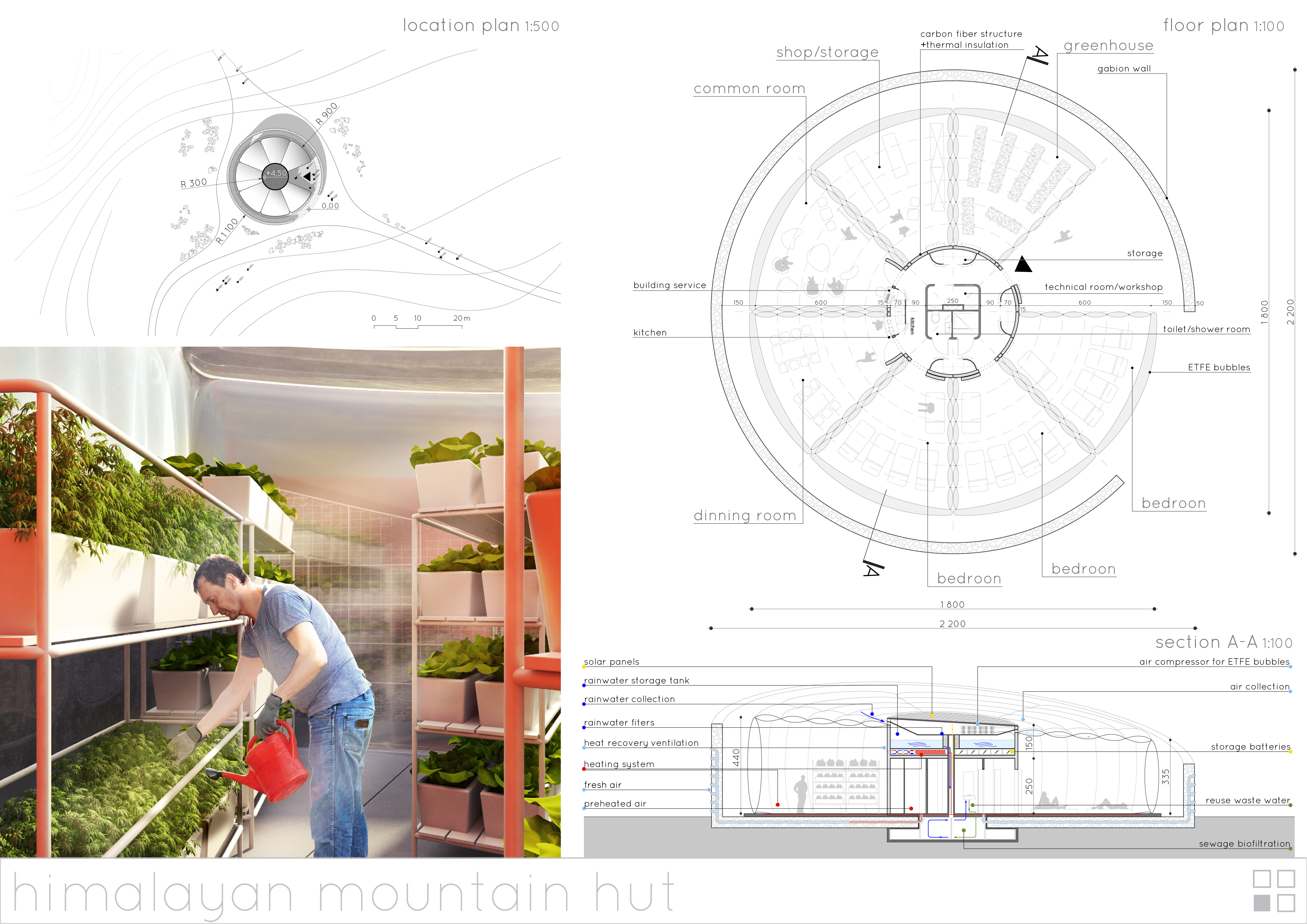 Himalayan Mountain Hut Competition Winners Unveiled