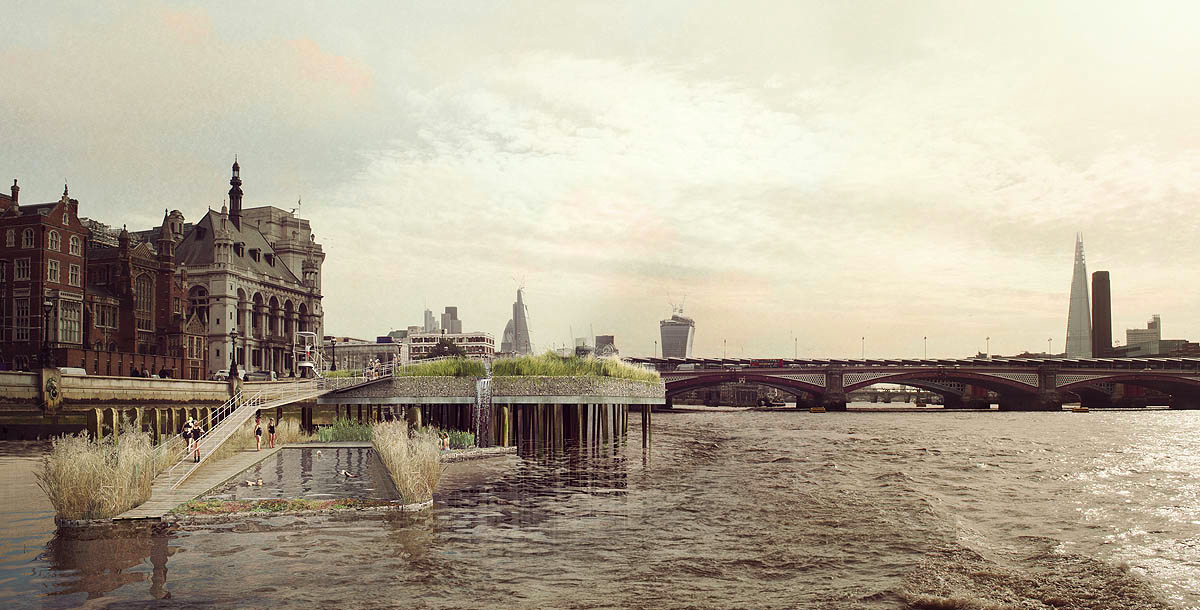 The Thames swimming pool has broken a record on Kickstarter wits its £131.000 cowdfunding
