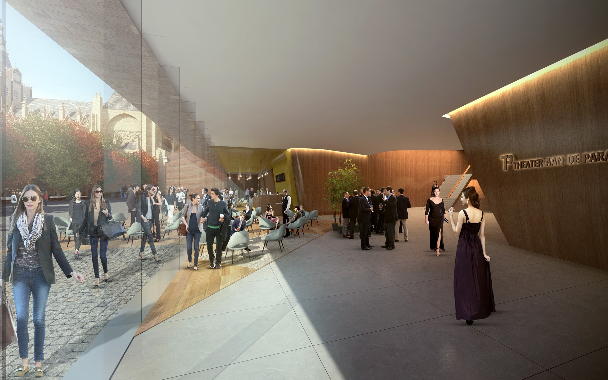 UNStudio&EHA are two finalists of ’’New Theater aan de Parade’’ in s-Hertogenbosch