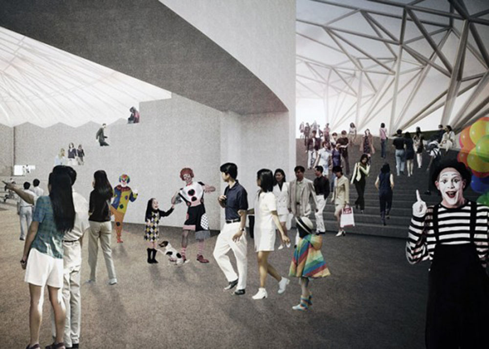 Zoo pavilion designed with parametric design tools by studio reMIX is now under construction