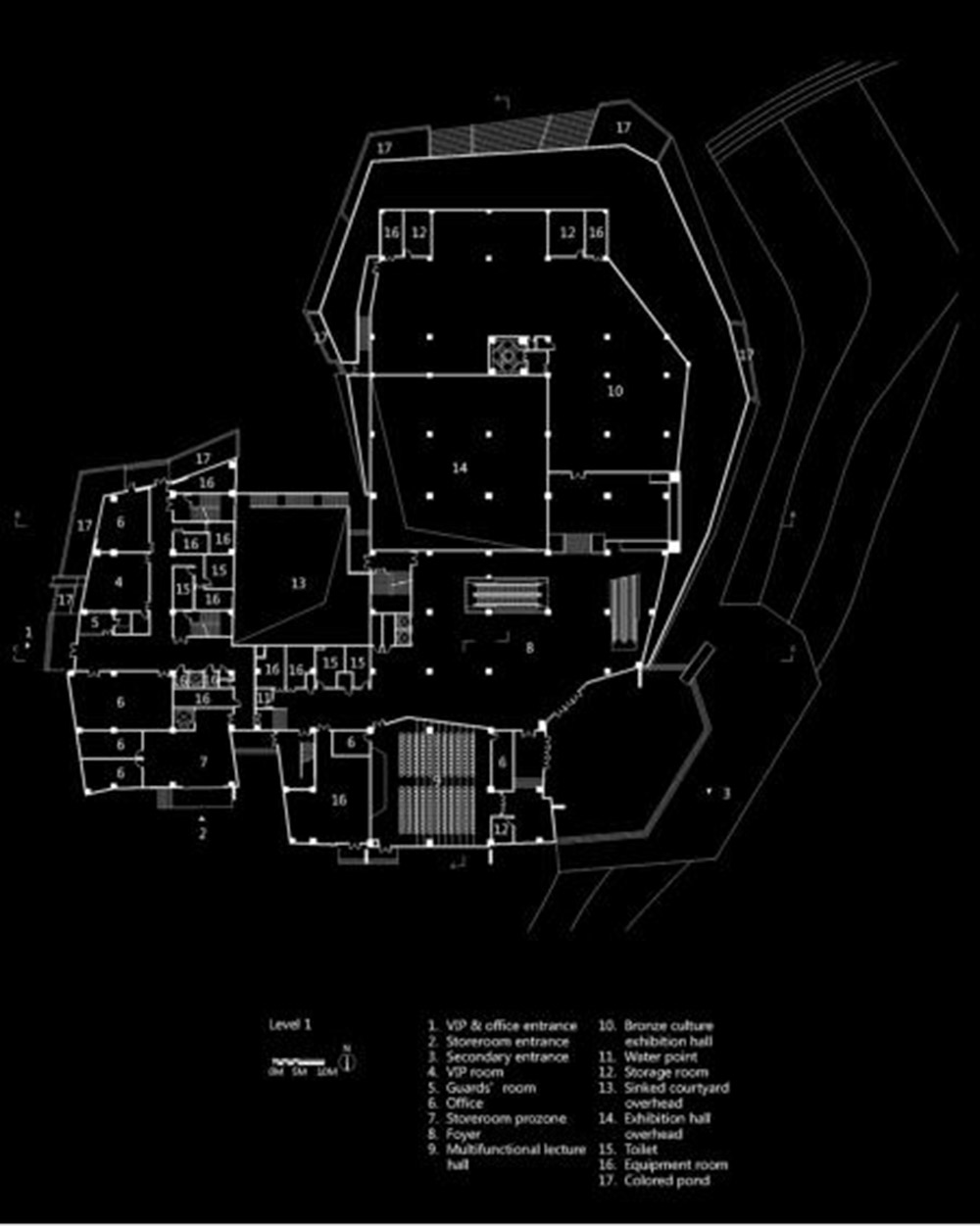 Qujing Museum challenges to the sense of gravity with its massive-mountainy view