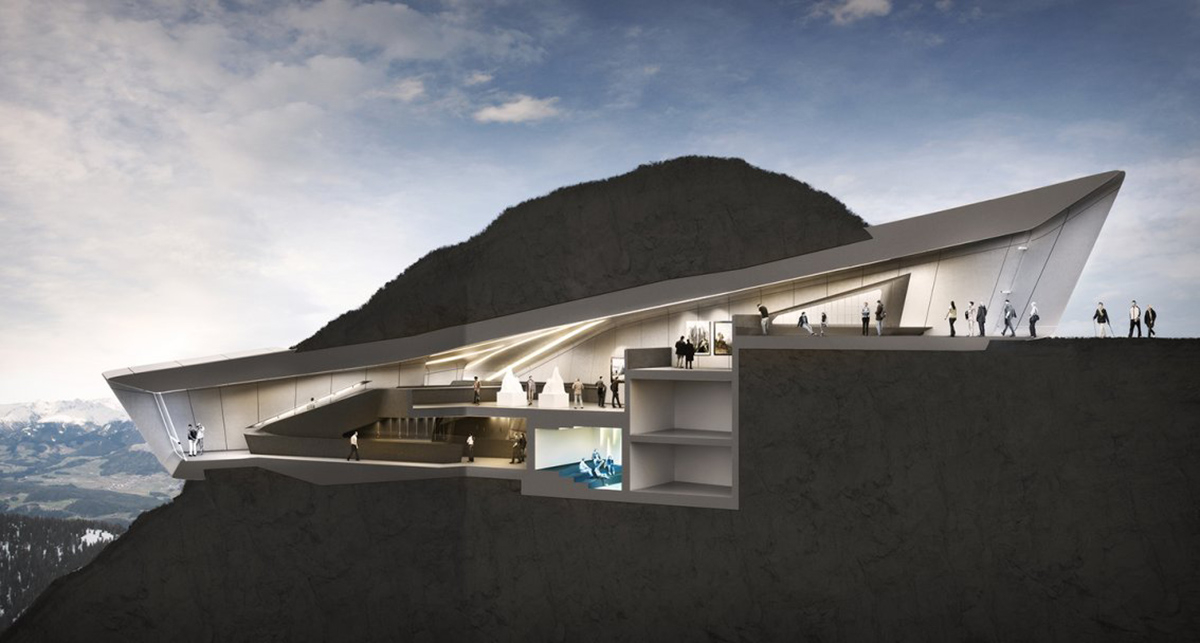 Zaha Hadid opens Messner Mountain Museum Corones in 23 July, 2015