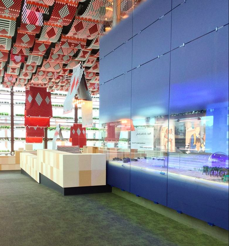 The most complicated form at Expo Milano 2015:Kuwait Pavilion | Challenge of Nature