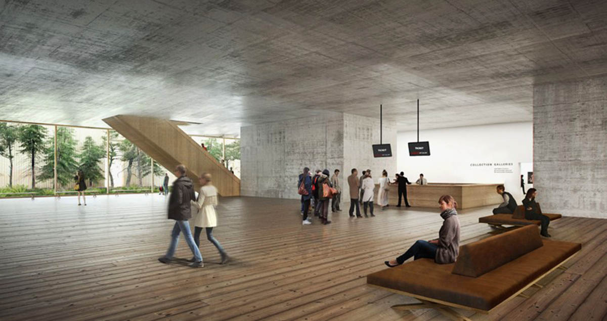 Herzog & de Meuron revealed stacked boxes Vancouver Art Gallery Concept Design