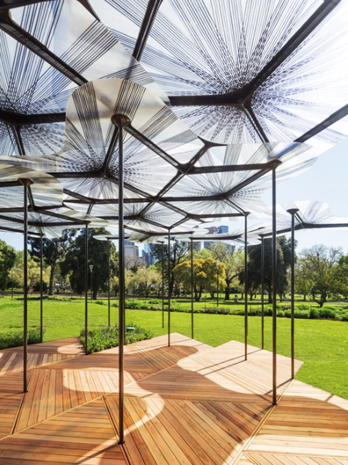 MPavilion 2015 Reveals Forest Canopy Design by Amanda Levete
