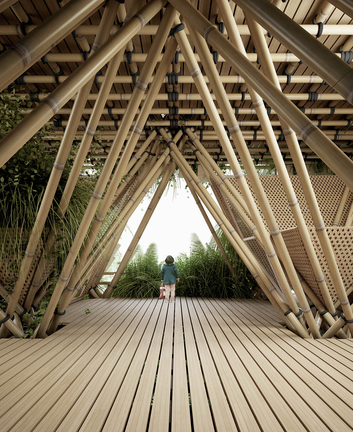 Penda revealed new ecological-Bamboo city vision rethinking the process and...