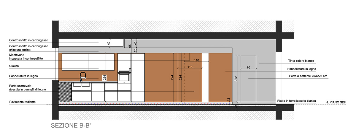 BLA Architecture renovates ’’Elda’’ residential unit with new materials and plan adaptation in Italy