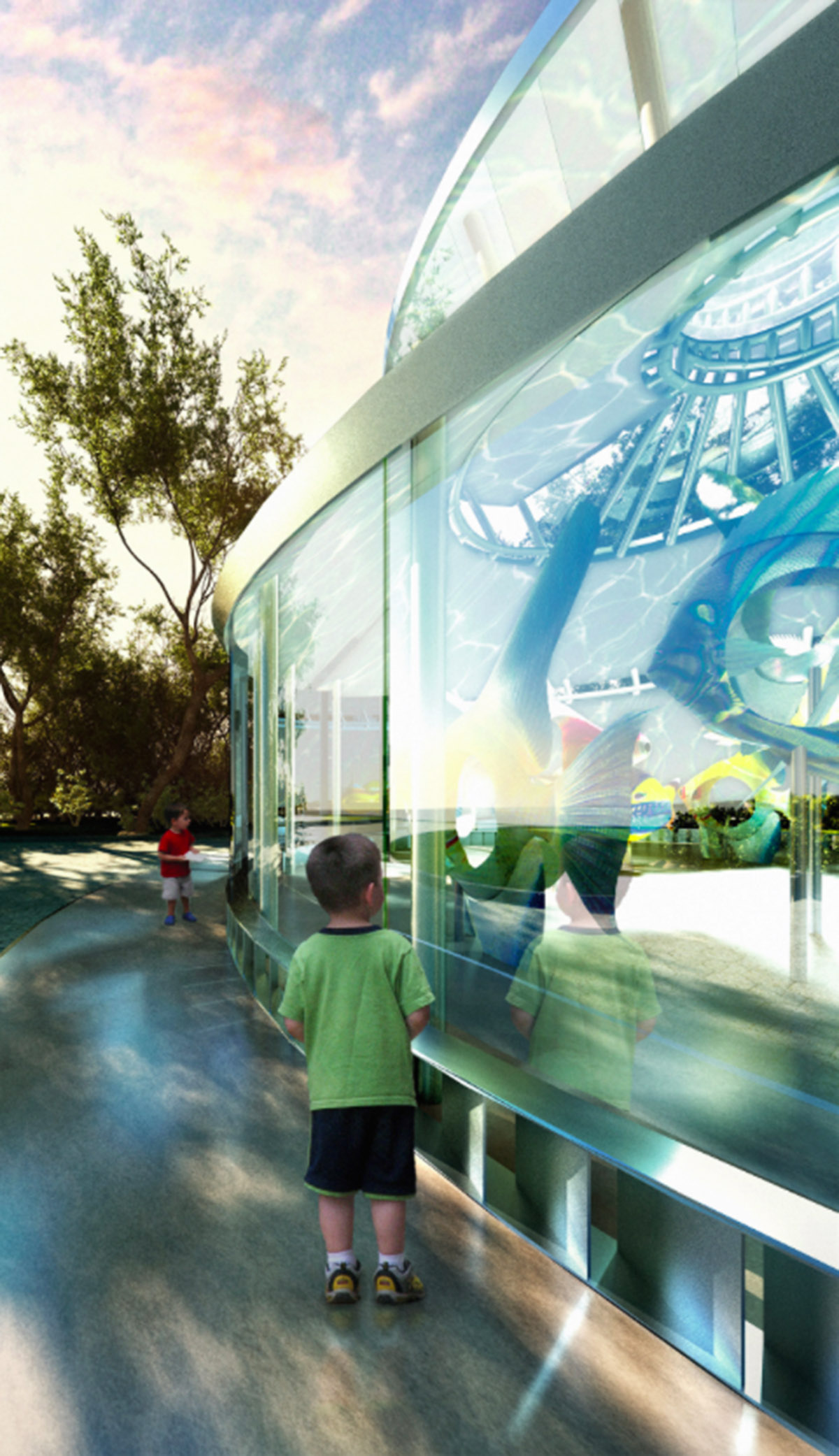 WXY designs a spiraling ecological structure that transforms art and architecture into an instrument