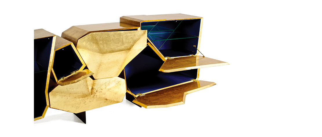 Bateye presents its new Porto creation:stone table and new sideboard