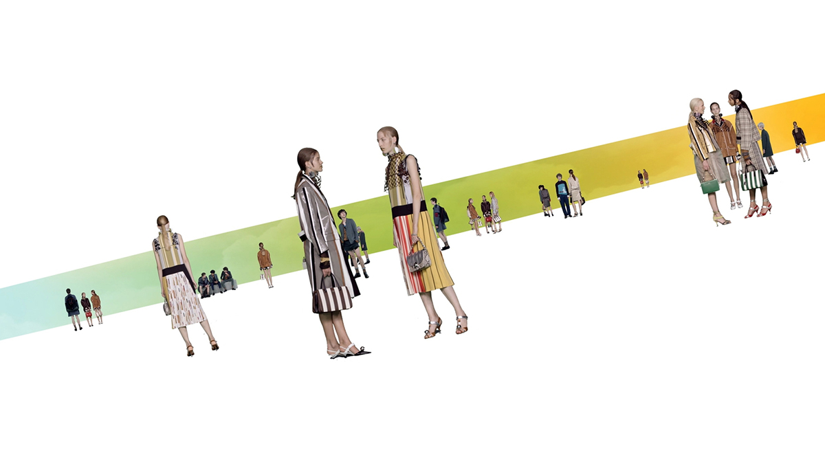 AMO graphically reinterprets the 2016 SS Prada Real Fantasies