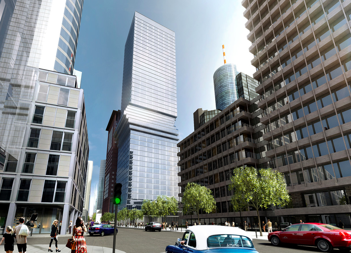 BIG proposes a new high-rise for Frankfurt city center