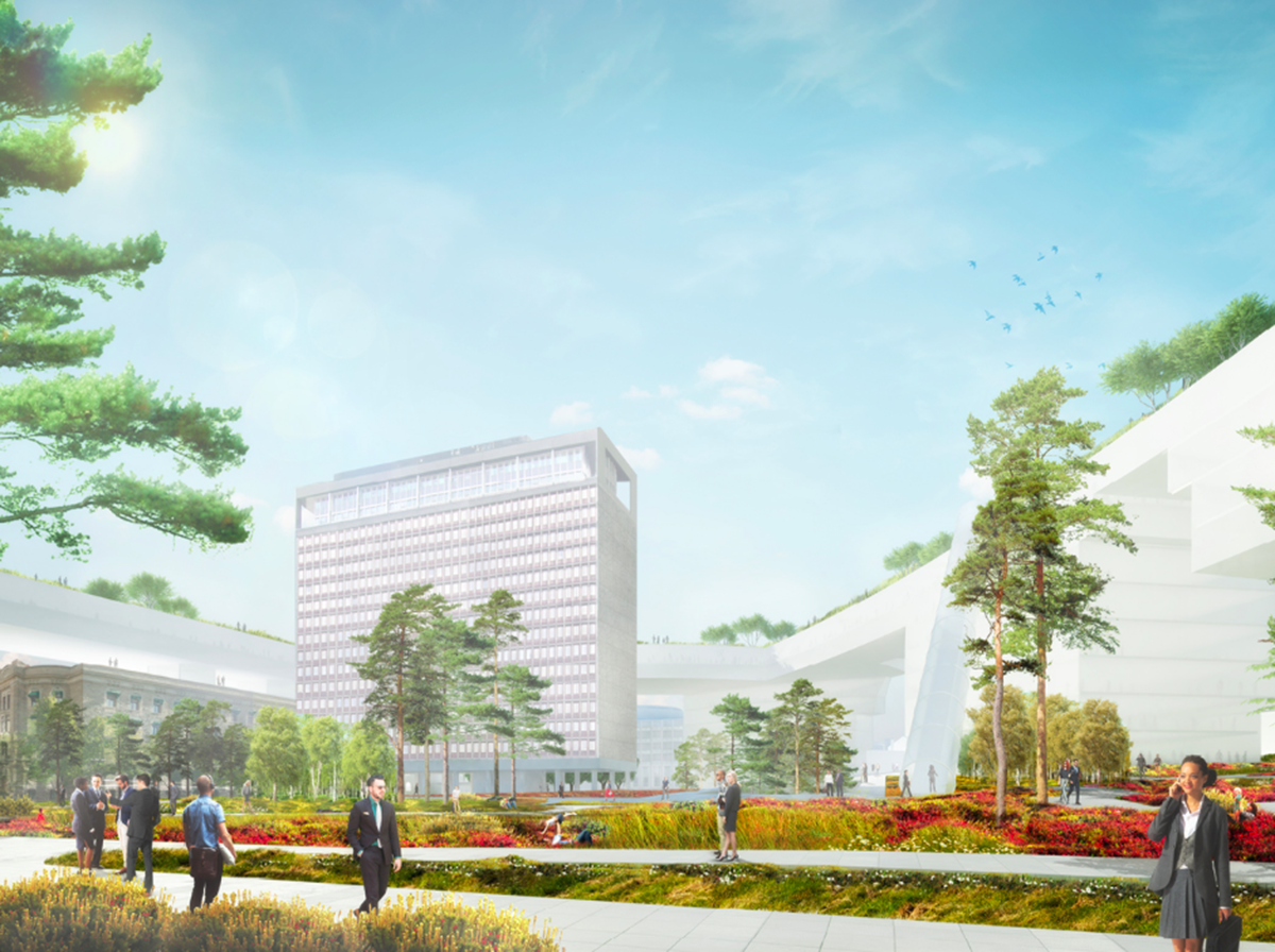 MVRDV reveals highly praised vision for transformation of Oslo’s government quarter